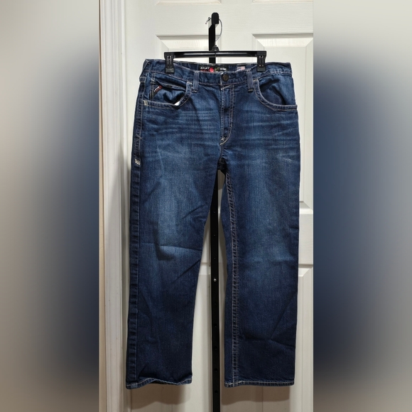 Ariat M5 Dark Blue Straight Leg Men's Jeans Size 36/30 - Picture 5 of 9